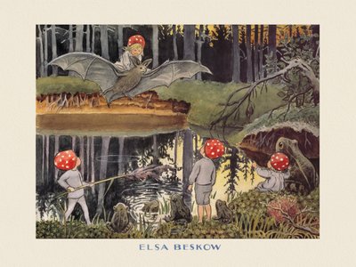 Dzieci z Tomtebo – Nietoperz Boarder autorstwa Elsa Beskow