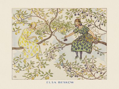 Dzieci z Tomtebo  – Panny Plommon Boarder autorstwa Elsa Beskow