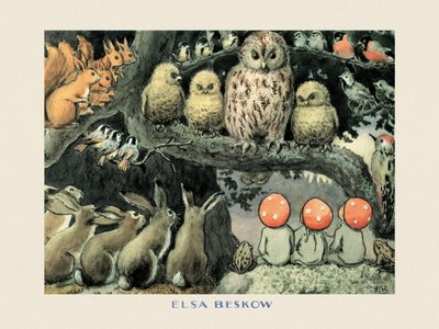 Dzieci z Tomtebo  – Zwierzęta leśne Boarder autorstwa Elsa Beskow
