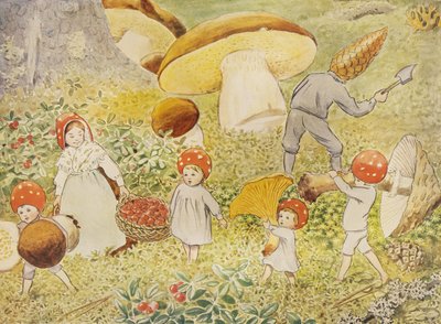 Dzieci z Tomtebo – Mushroom Kids autorstwa Elsa Beskow