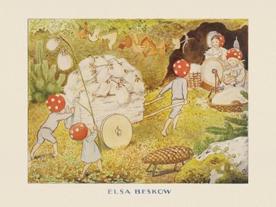 Dzieci z Tomtebo – Mushroom Kids Cotton autorstwa Elsa Beskow