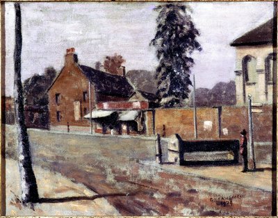 Na skraju Epping (olej na płótnie) autorstwa Elwin Hawthorne