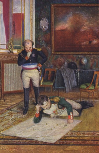 Napoleon Bonaparte (kolor lito) autorstwa Emanuel Bachrach-Baree