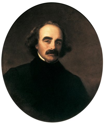 Portret amerykańskiego pisarza Nathaniela Hawthorne