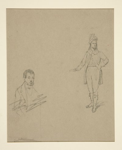 Dwóch mężczyzn autorstwa Emanuel Gottlieb Leutze