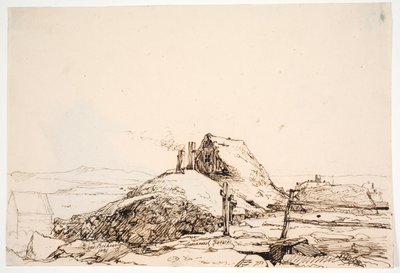 Dom z ziemi w pobliżu Reykjaviku autorstwa Emanuel Larsen