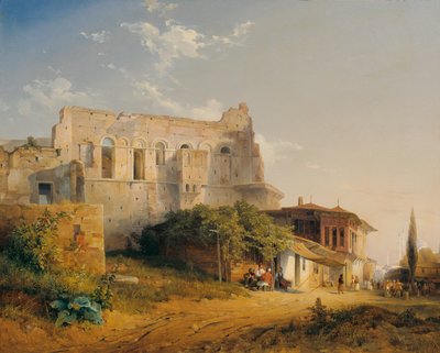 Tekfur Saray w Konstantynopolu autorstwa Emanuel Stöckler