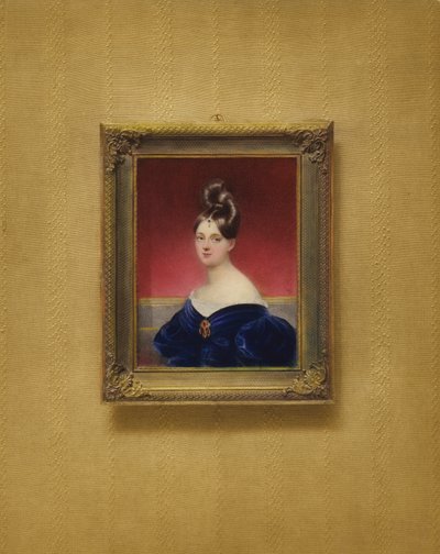 Portret księżniczki Louise Amelie z Badenii autorstwa Emanuel Thomas Peter