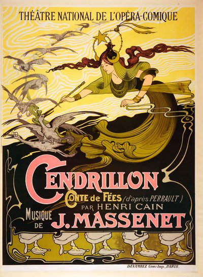 Cendrillon (Kopciuszek), opera baśniowa Julesa Masseneta z 1899 r. (12 maja 1842 - 13 sierpnia 1912) autorstwa Emil Bertrand