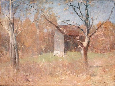 Za Pracownią Artysty (olej na płótnie) autorstwa Emil Carlsen