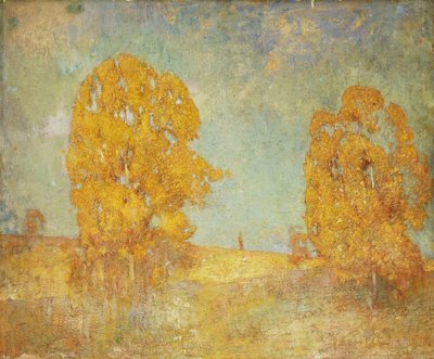 Nasłoneczniony krajobraz autorstwa Emil Carlsen