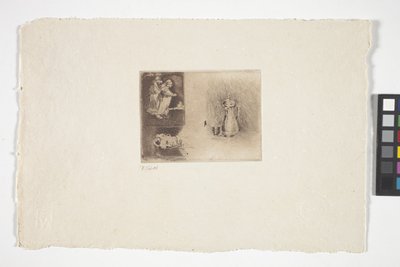 Trzy studia (tusz) autorstwa Emil Carlsen