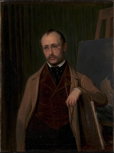 Portret malarza morskiego autorstwa Emil Ditlev Bærentzen