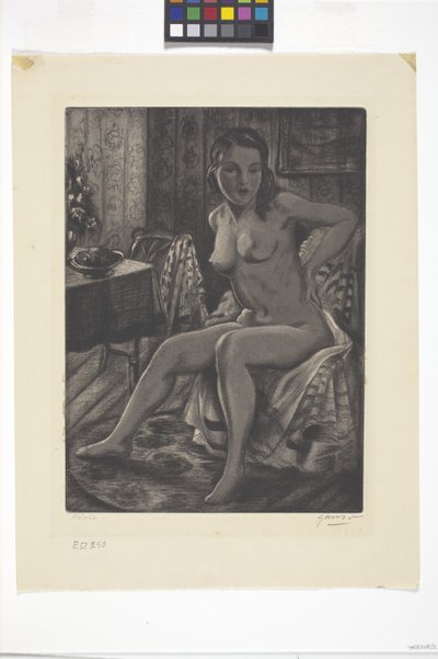 Dolores (akwatinta) autorstwa Emil Ganso