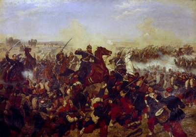 Bitwa pod Mars de la Tour 16 sierpnia 1870 r. 1878 r autorstwa Emil Huenten