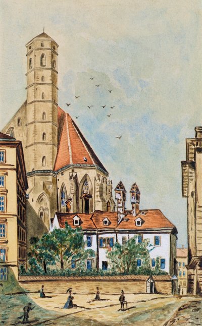 Kościół Minorytów w Wiedniu autorstwa Emil Hütter