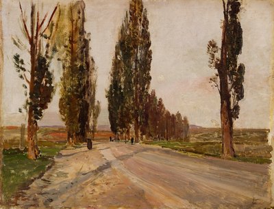 Aleja topolowa w pobliżu Plankenberg autorstwa Emil Jakob Schindler