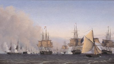 Bitwa pod Reden 2 kwietnia 1801 r. autorstwa Emil Normann