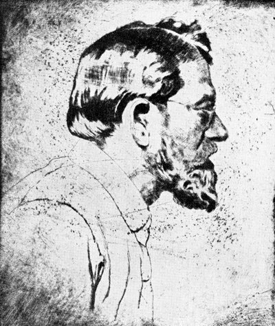 Emil Orlik - autoportret autorstwa Emil Orlik