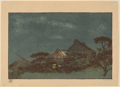 Wieczór w Fukagawie autorstwa Emil Orlik