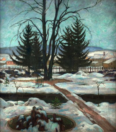 Zima autorstwa Emil Orlik