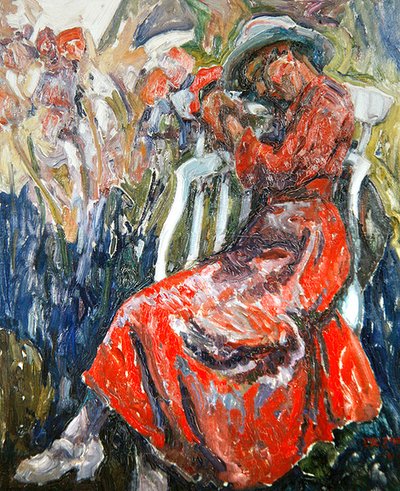Portret damy autorstwa Emil Zoir