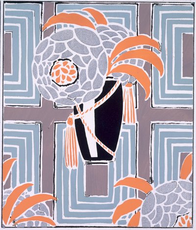 Kwiaty i liście, opublikowana ok. 1925 (kolor lito) autorstwa Émile Allain Séguy