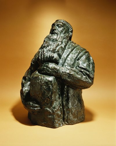 Rodin spogląda wstecz; Rodin pochyla się do tyłu, 1909 autorstwa Emile Antoine Bourdelle