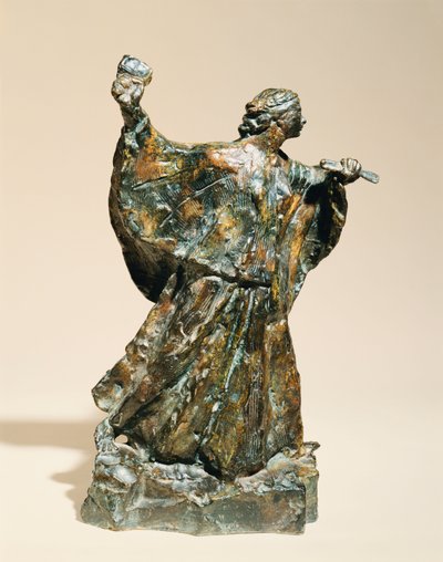 rzeźbiarka w pracy; Rzeźbiarka przy pracy, 1906 autorstwa Emile Antoine Bourdelle