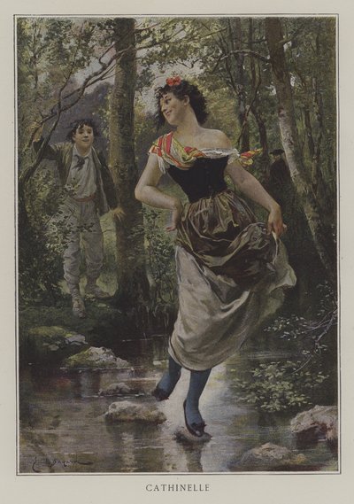 Catinelle (kolor lito) autorstwa Emile Antoine (after) Bayard