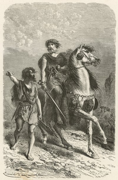 Wojownicy w epoce brązu autorstwa Emile Antoine Bayard