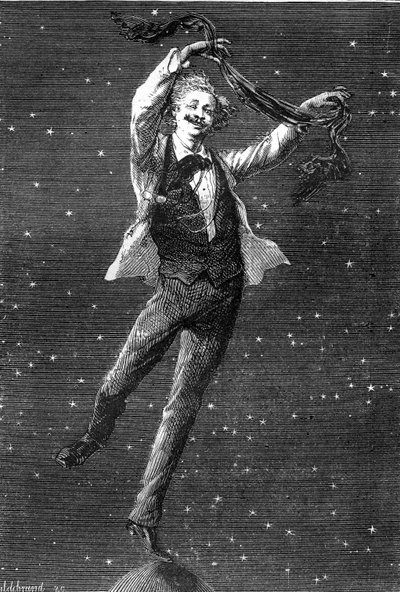 Ilustracja do powieści Julesa Verne