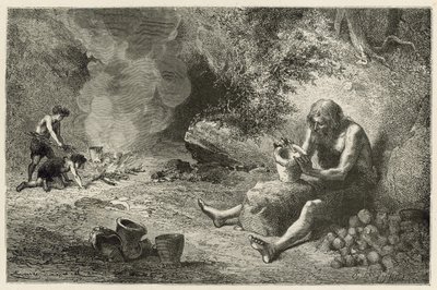 Pierwszy garncarz autorstwa Emile Antoine Bayard