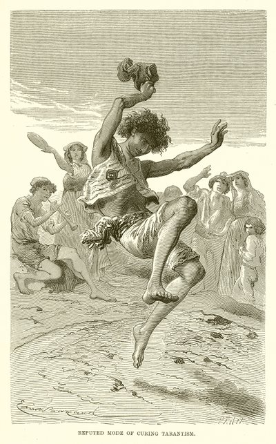 Renomowany tryb leczenia tarantyzmu autorstwa Emile Antoine Bayard