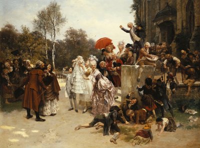 Chrzest, 1863 autorstwa Emile Antoine Bayard