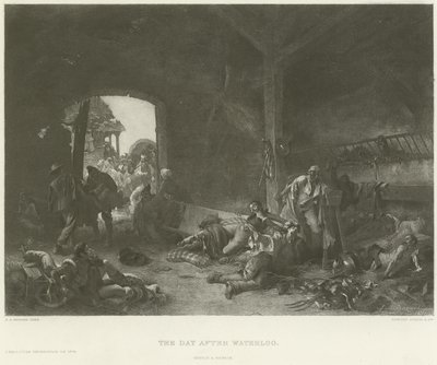 Dzień po Waterloo (wklęsłodruk) autorstwa Emile Antoine Bayard