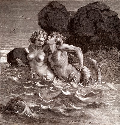 Syrena autorstwa Emile Antoine Bayard