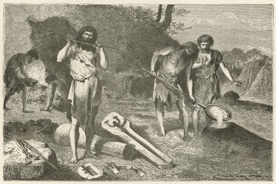 Warsztat formierski w epoce brązu autorstwa Emile Antoine Bayard