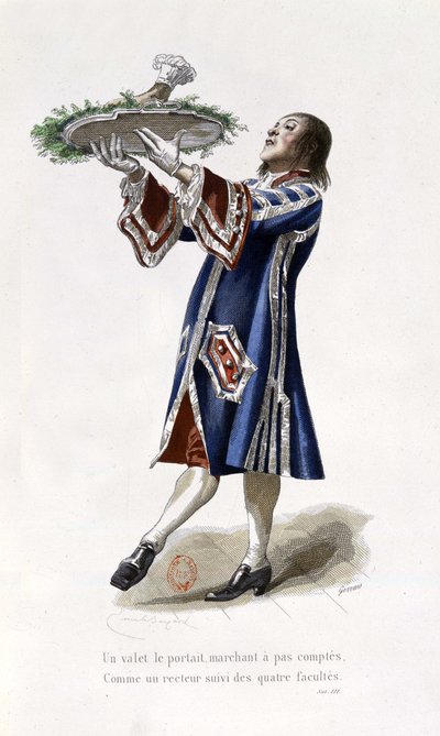 ilustracja w Dziełach Nicolasa Boileau, Paryż 1873, Laplace Sanchez i Cie red. (grafika) autorstwa Emile Antoine Bayard