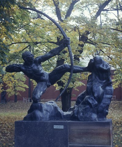Herkules Łucznik, 1909 (brąz) autorstwa Emile Antoine Bourdelle