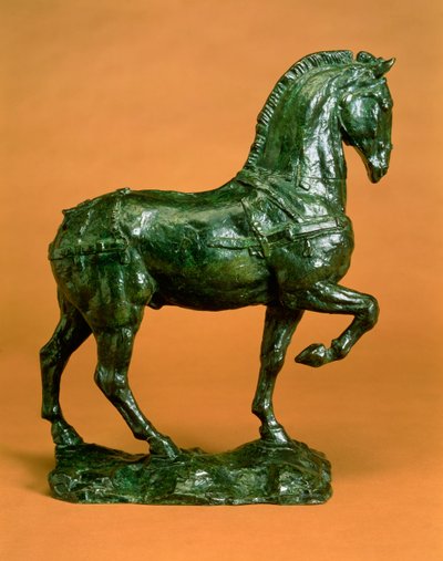 Koń bez siodła; Cheval sans Selle, ok. 1915 r. autorstwa Emile Antoine Bourdelle