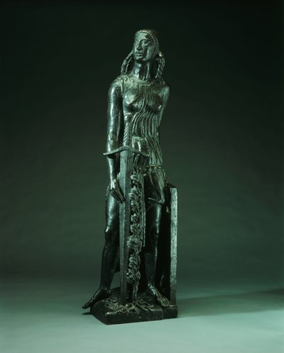 Victory, ok. 1921 (brąz z ciemnobrązową patyną) autorstwa Emile Antoine Bourdelle