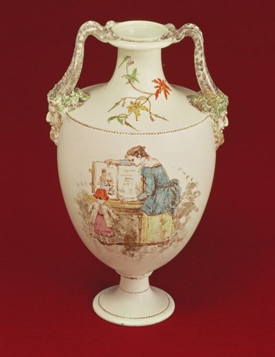 Wedgwood wazon, koniec XIX wieku autorstwa Emile Aubert Lessore