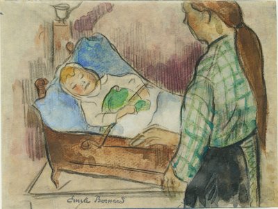 Pora snu autorstwa Emile Bernard