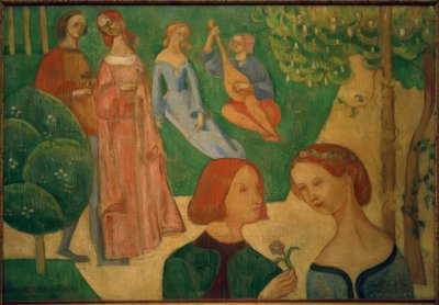 W dawnym parku autorstwa Emile Bernard
