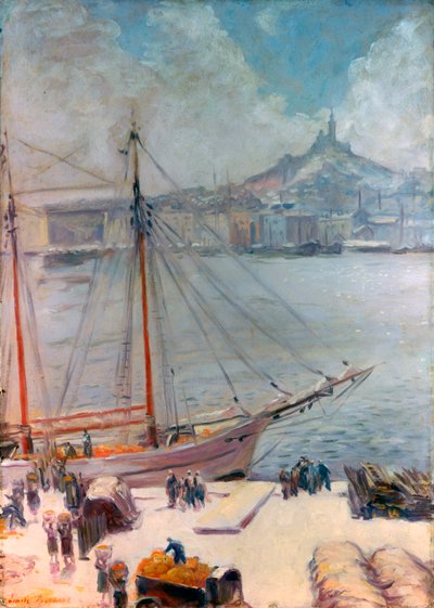 Nabrzeże Marsylskie, 1929 autorstwa Emile Bernard