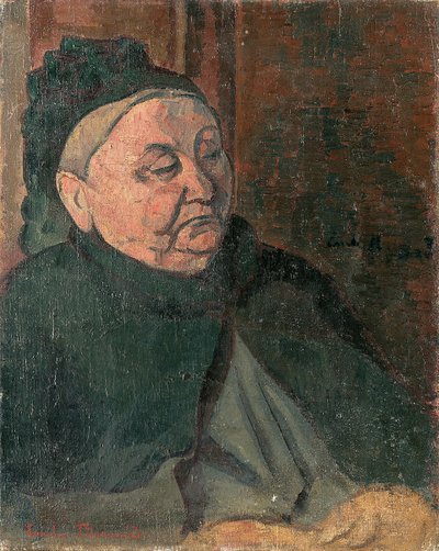 Portret babci artysty, 1887 autorstwa Emile Bernard