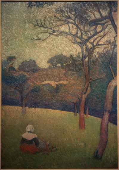 Siedząca Bretonka autorstwa Emile Bernard