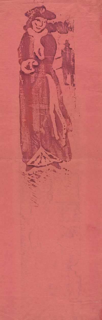 Frau mit Muff (La Dame au Manchon) autorstwa Emile Bernard