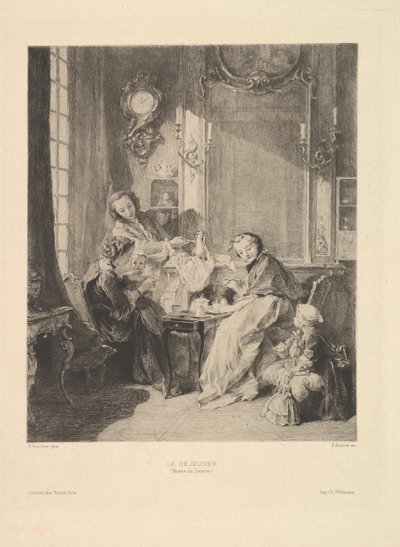 Śniadanie, 1897. autorstwa Emile Boilvin